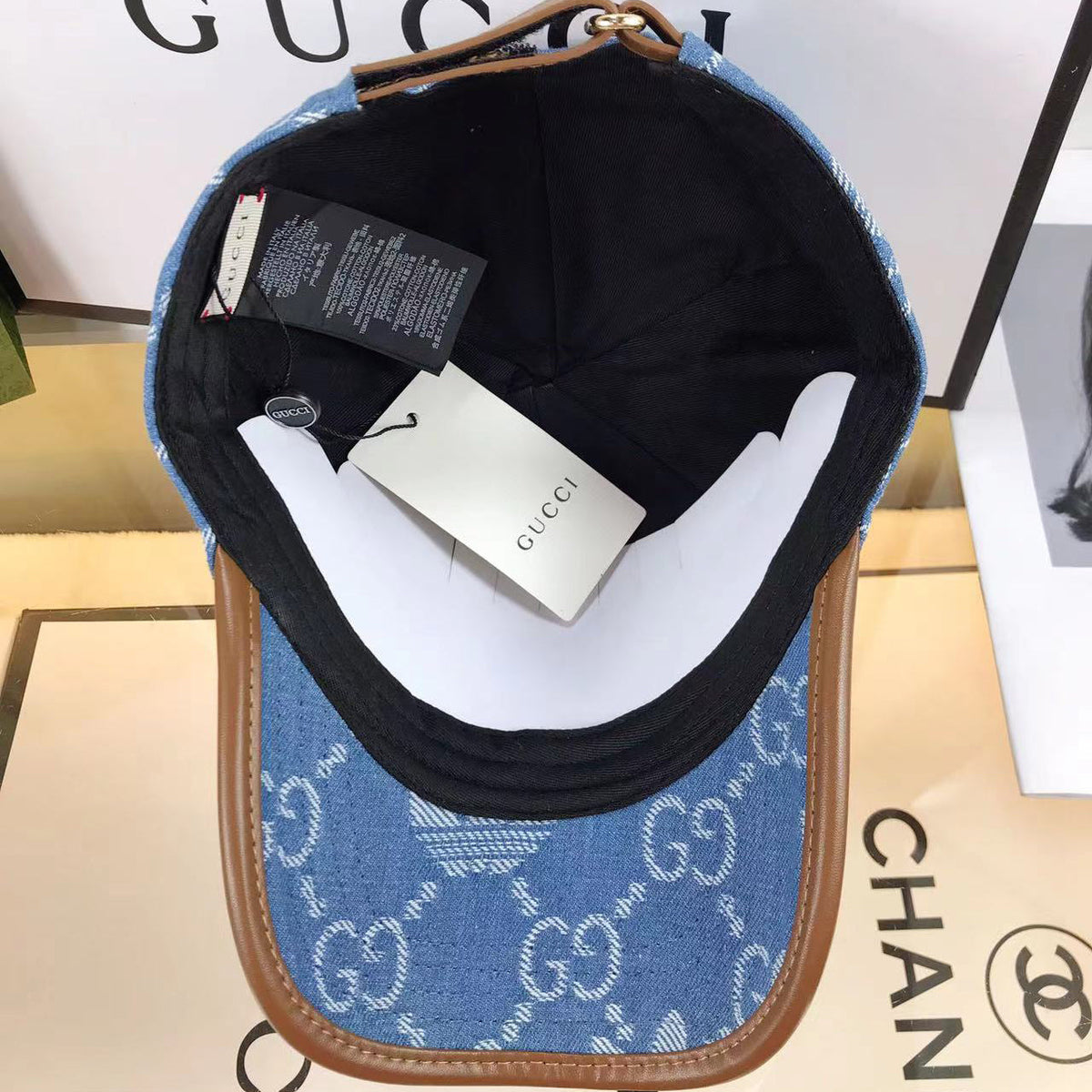Gucci x Adidas Joint Denim Baseball Cap