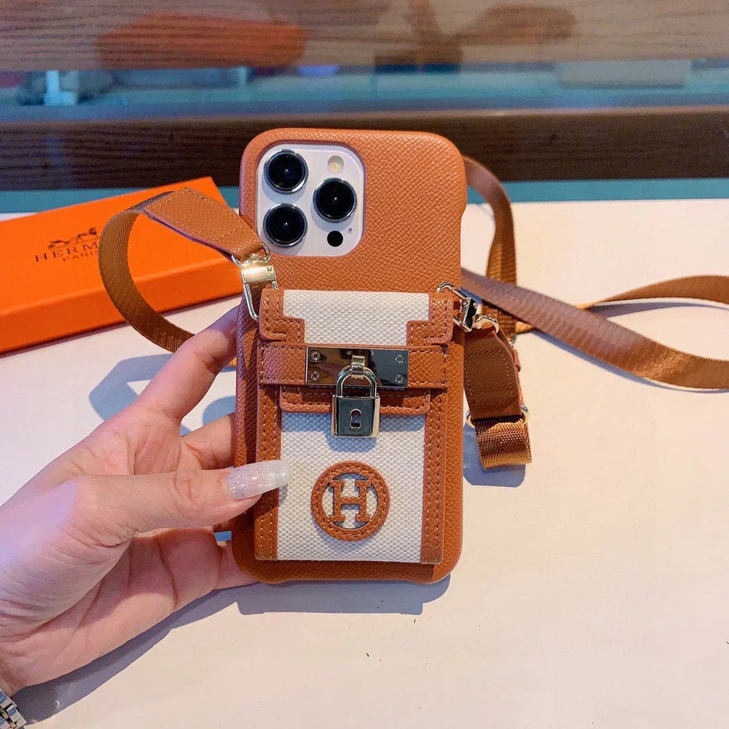 Hermès iPhone 17 Pro Max Case Leather – Luxury Designer Phone Cover