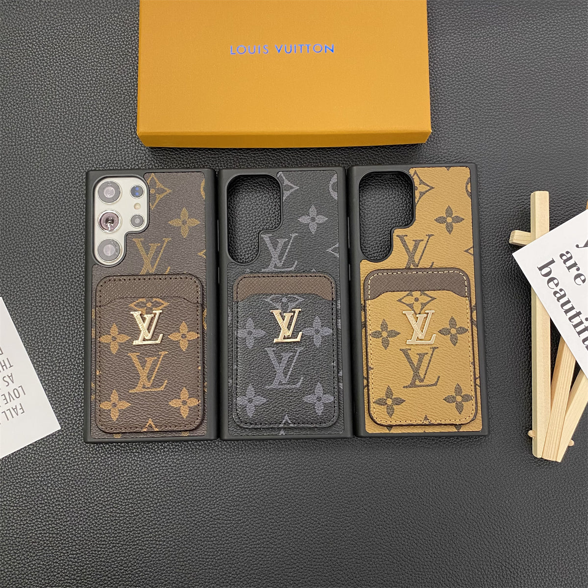 Luxury Louis Vuitton Samsung Galaxy S26 Ultra Case with Card Holder