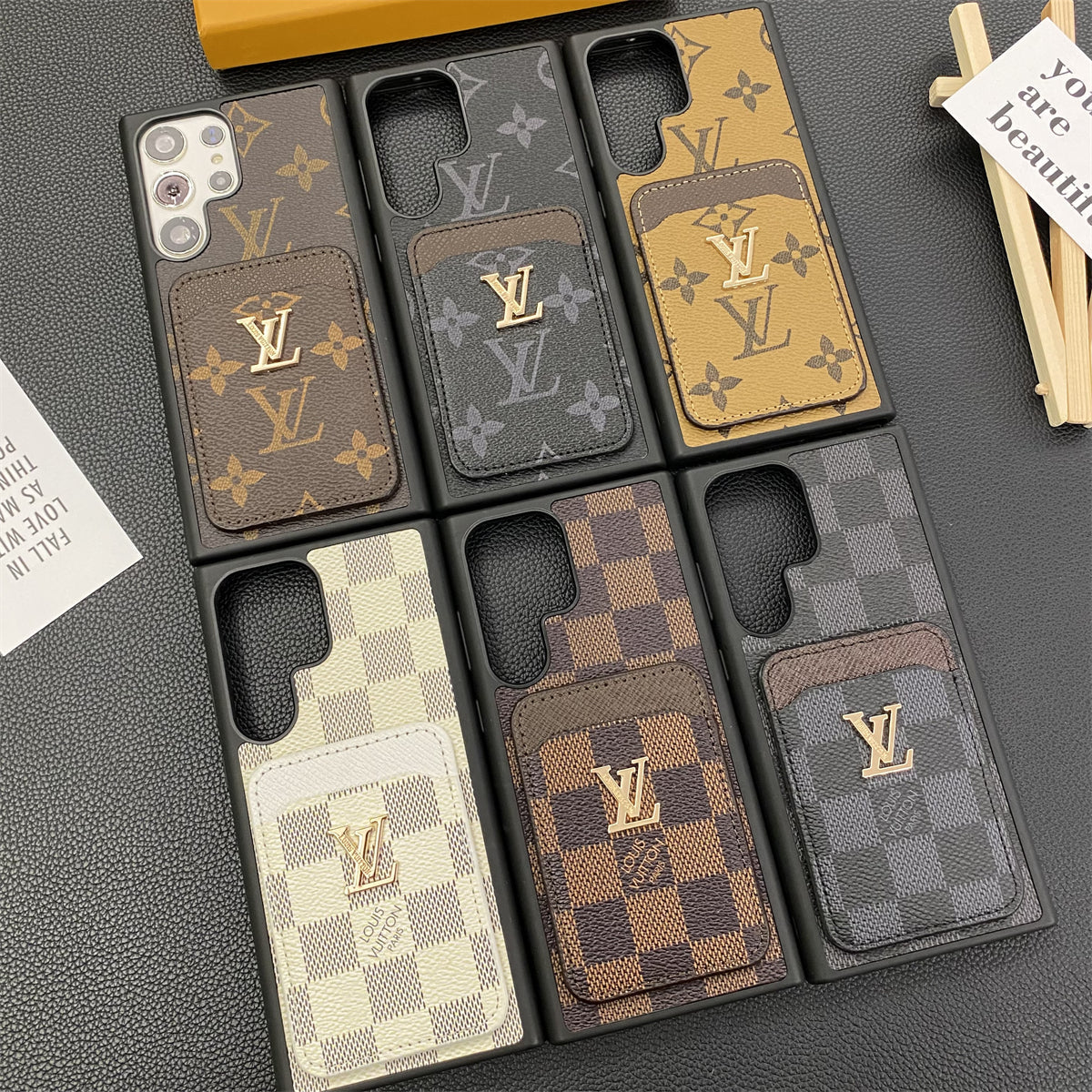 Luxury Louis Vuitton Samsung Galaxy S26 Ultra Case with Card Holder