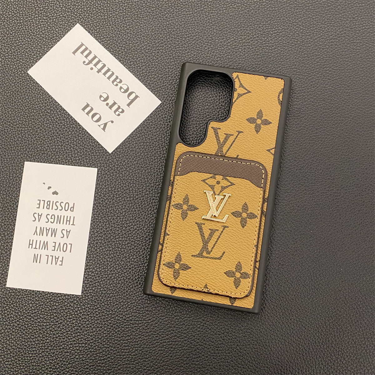 Luxury Louis Vuitton Samsung Galaxy S26 Ultra Case with Card Holder