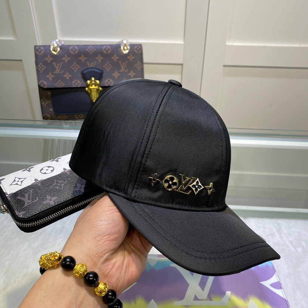 Louis Vuitton Satin LV Monogram Baseball Cap for Men & Women | Luxury Designer Cap
