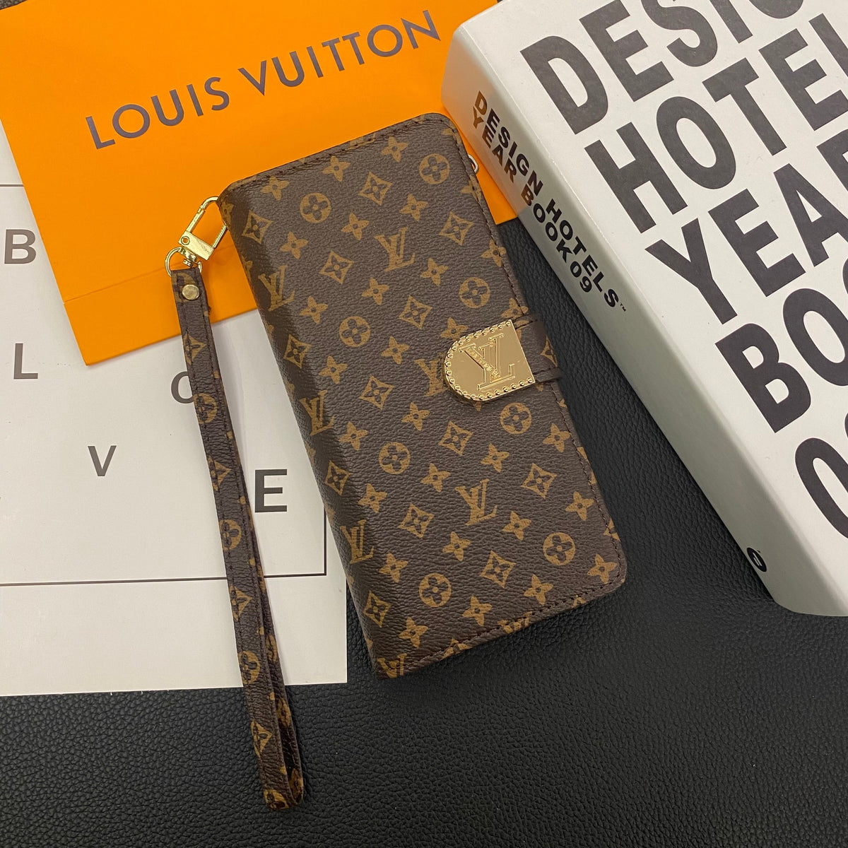 Luxury Louis Vuitton Damier Samsung Galaxy S26 Ultra Case with Card Holder