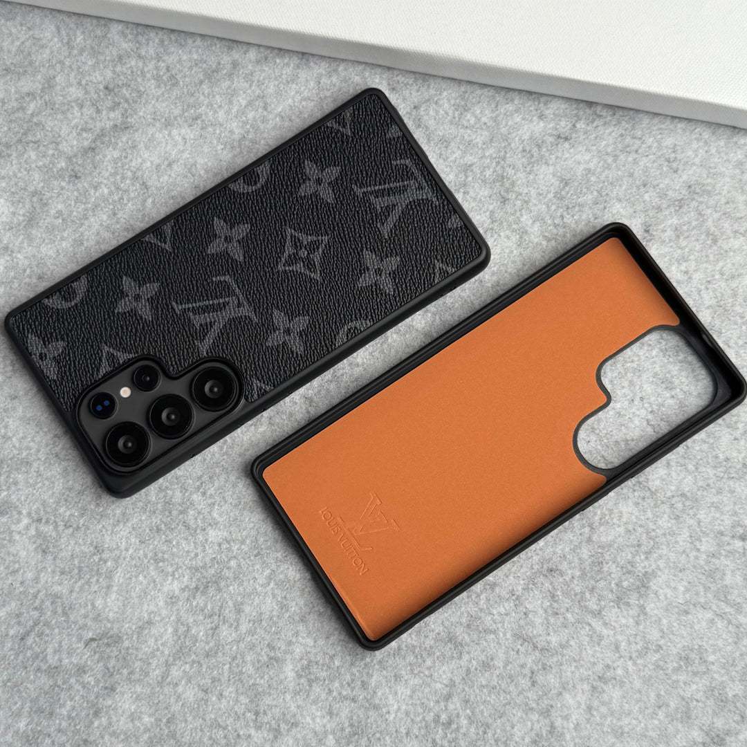 Luxury Louis Vuitton Samsung Galaxy S26 Ultra Case – Monogram PU Leather Cover