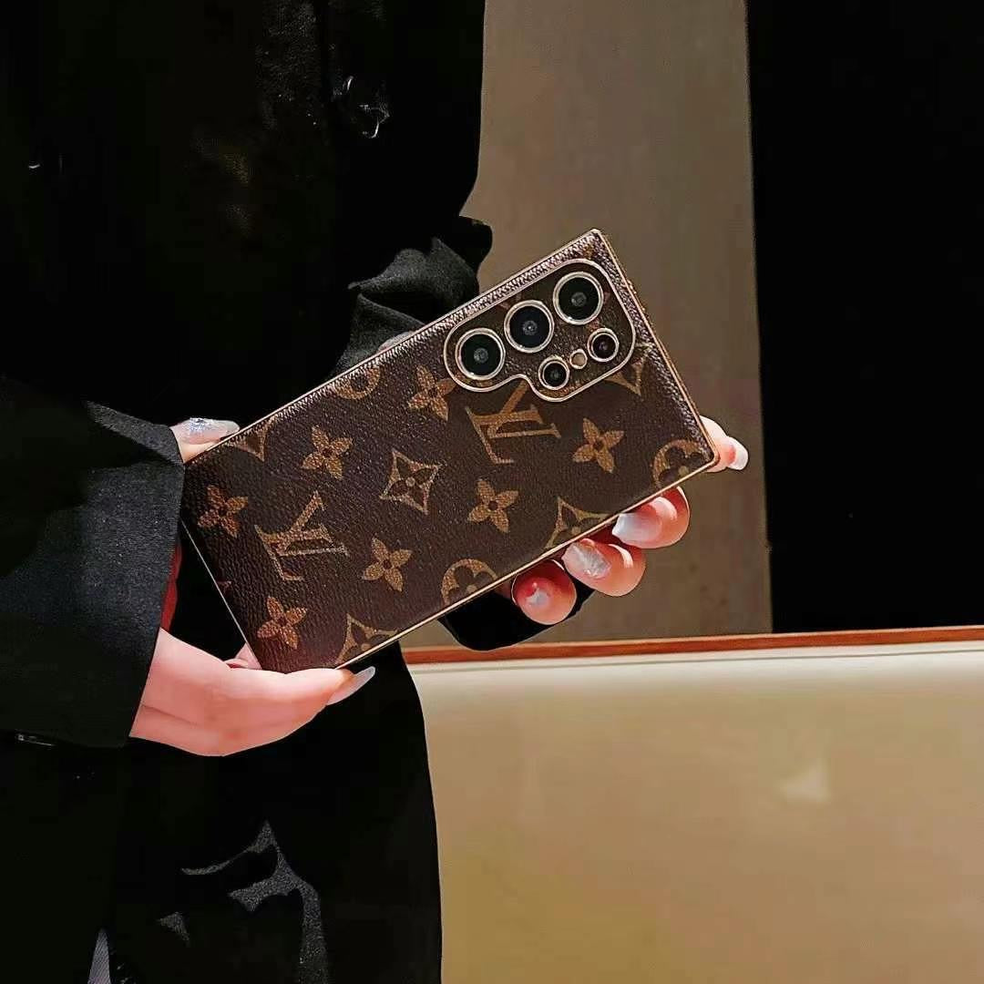 Luxury Louis Vuitton Samsung Galaxy S26 Ultra Case – Brown Monogram Designer Cover