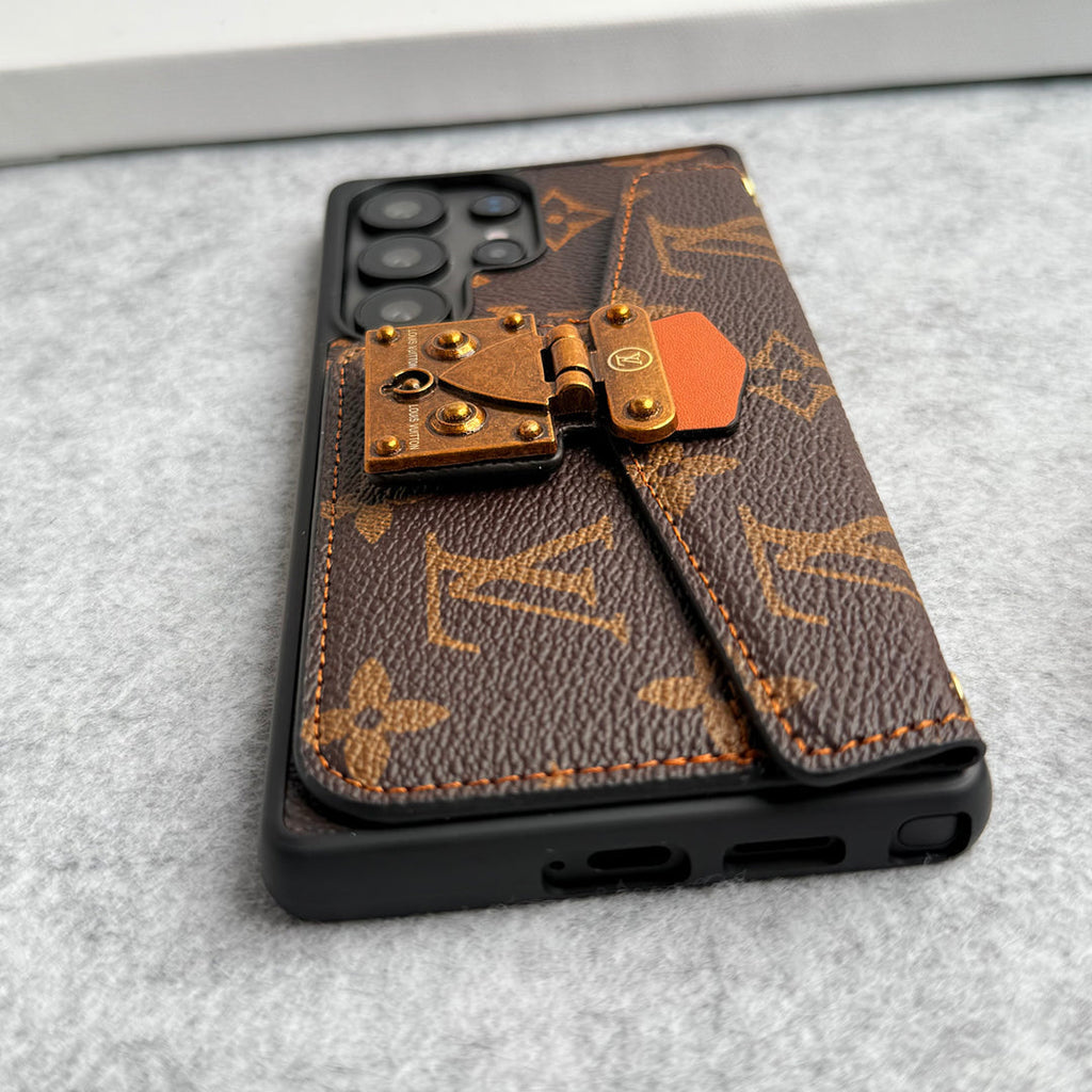 Luxury Louis Vuitton Samsung Galaxy Sling S26 Case with Card Holder – Samsung S26 Ultra