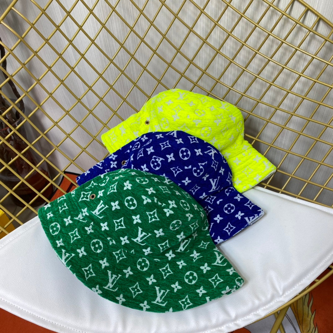 Luxury Louis Vuitton Monogram Bucket Hat for Men & Women