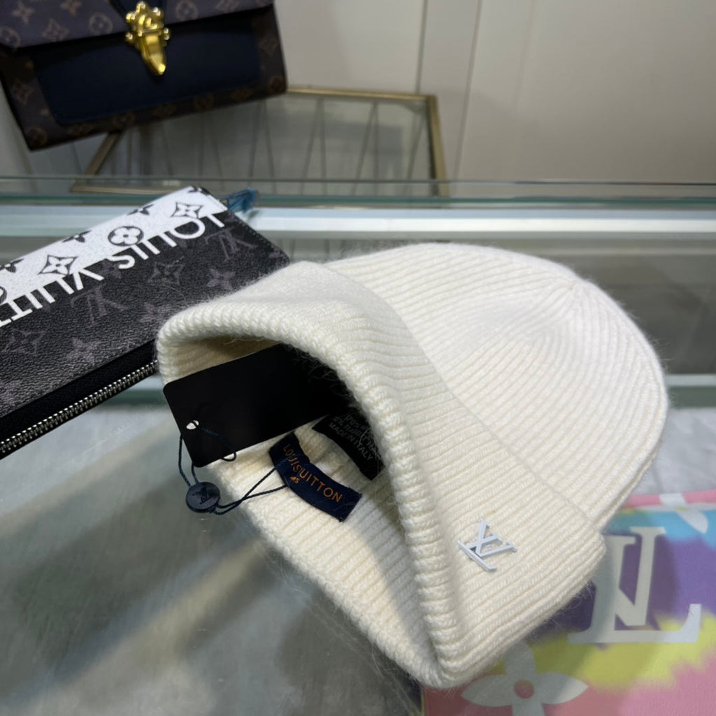 Louis Vuitton Embroidered Wool Beanie | Luxury Designer Winter Hat