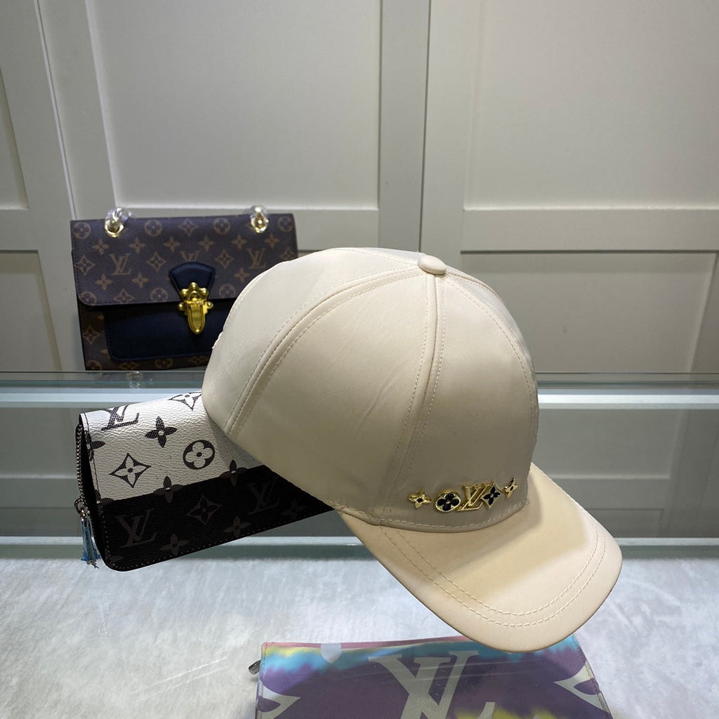 Louis Vuitton Satin LV Monogram Baseball Cap for Men & Women | Luxury Designer Cap