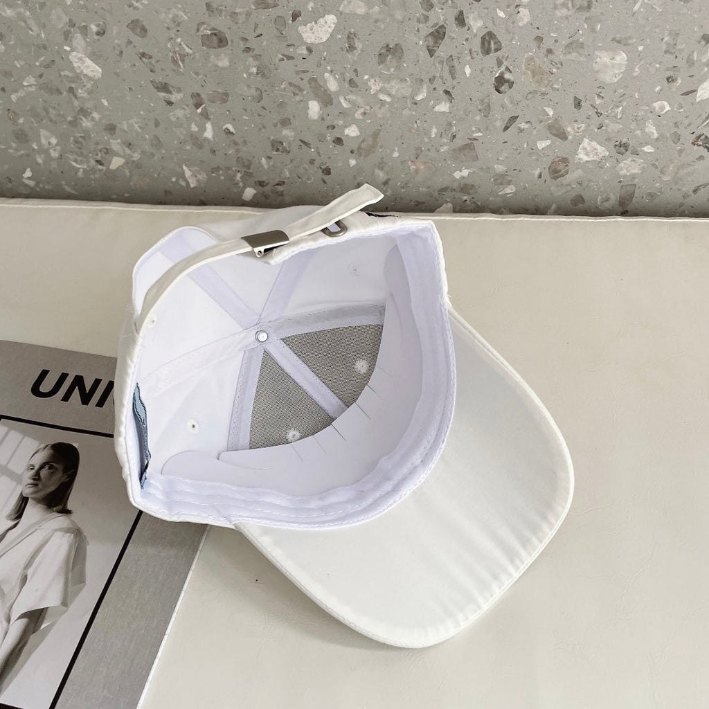 Prada Triangle Logo Baseball Cap | Luxury Designer Cotton Hat