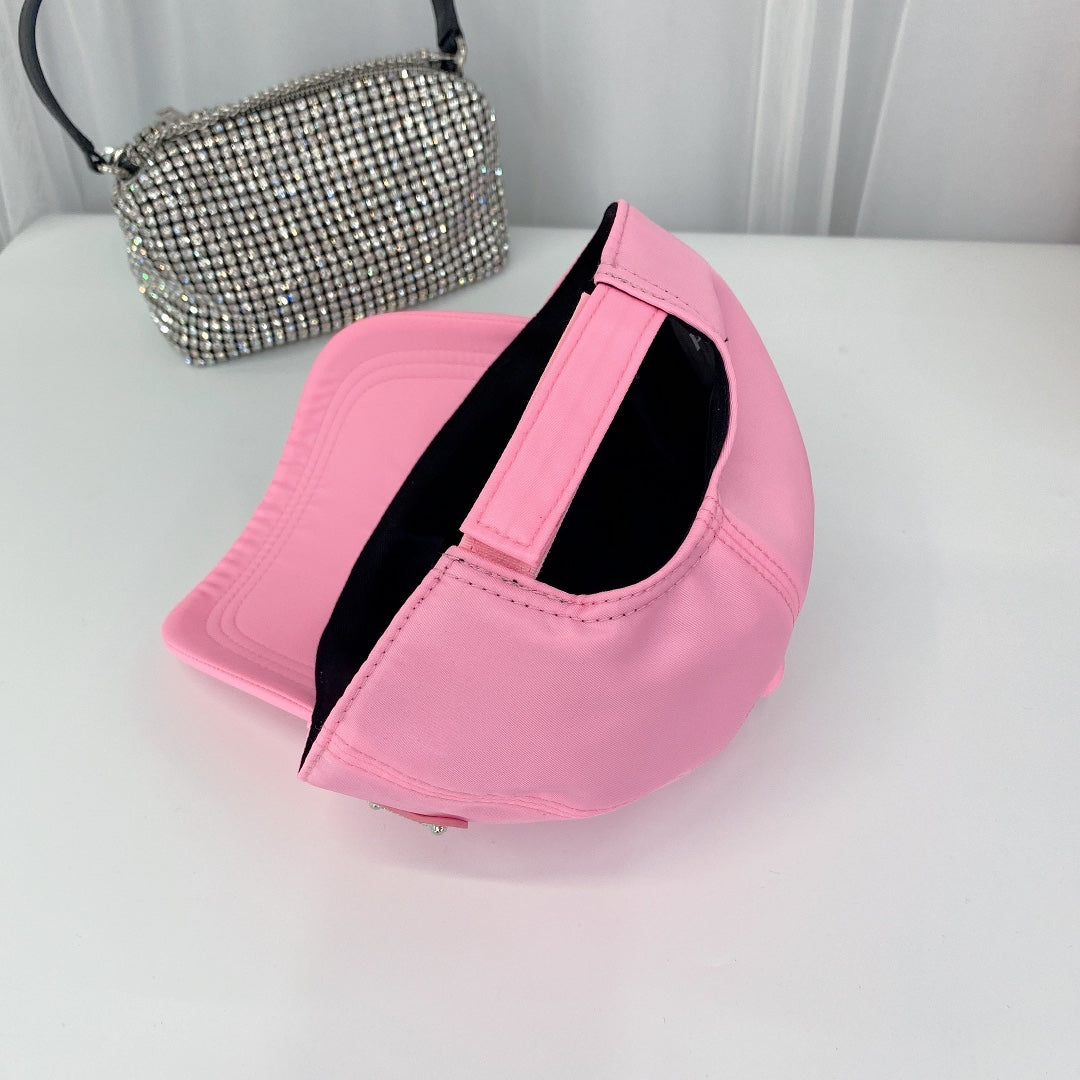 Prada Triangle Logo Baseball Cap | Luxury Designer Hat