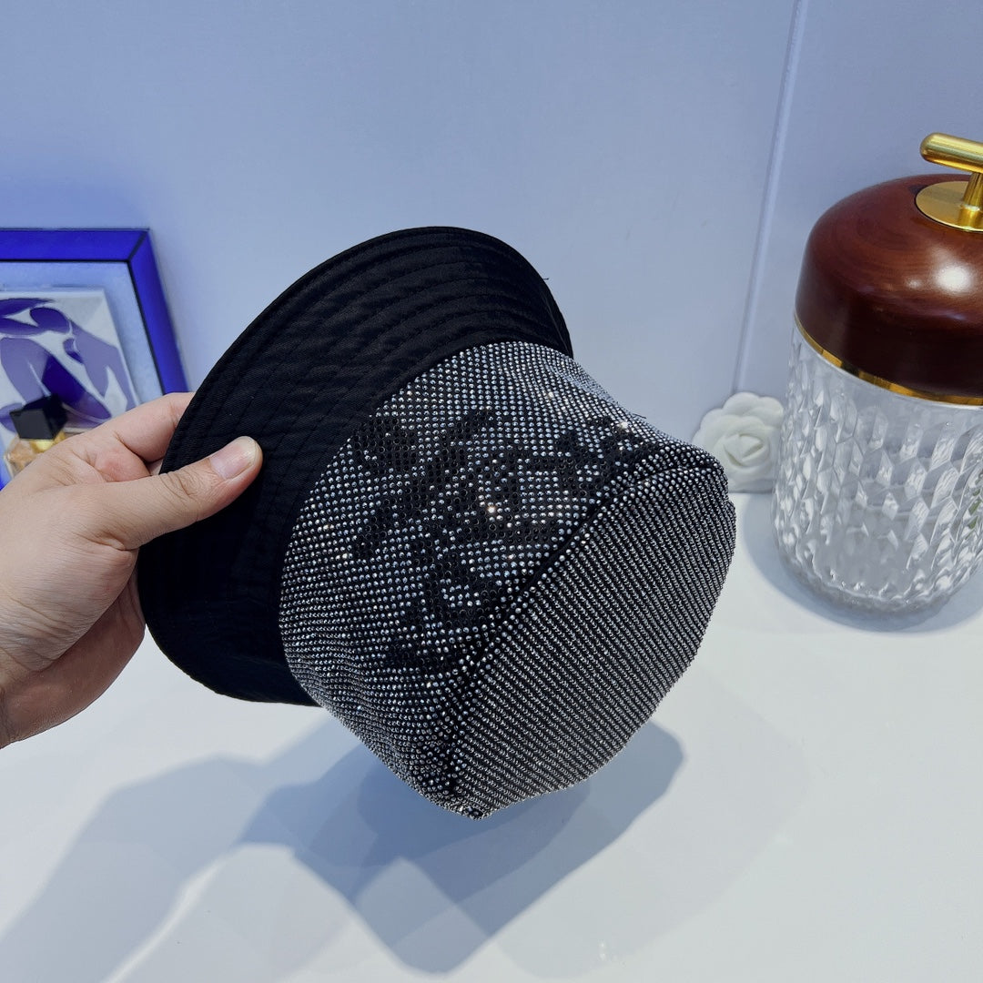Prada Full Crystal Bucket Hat