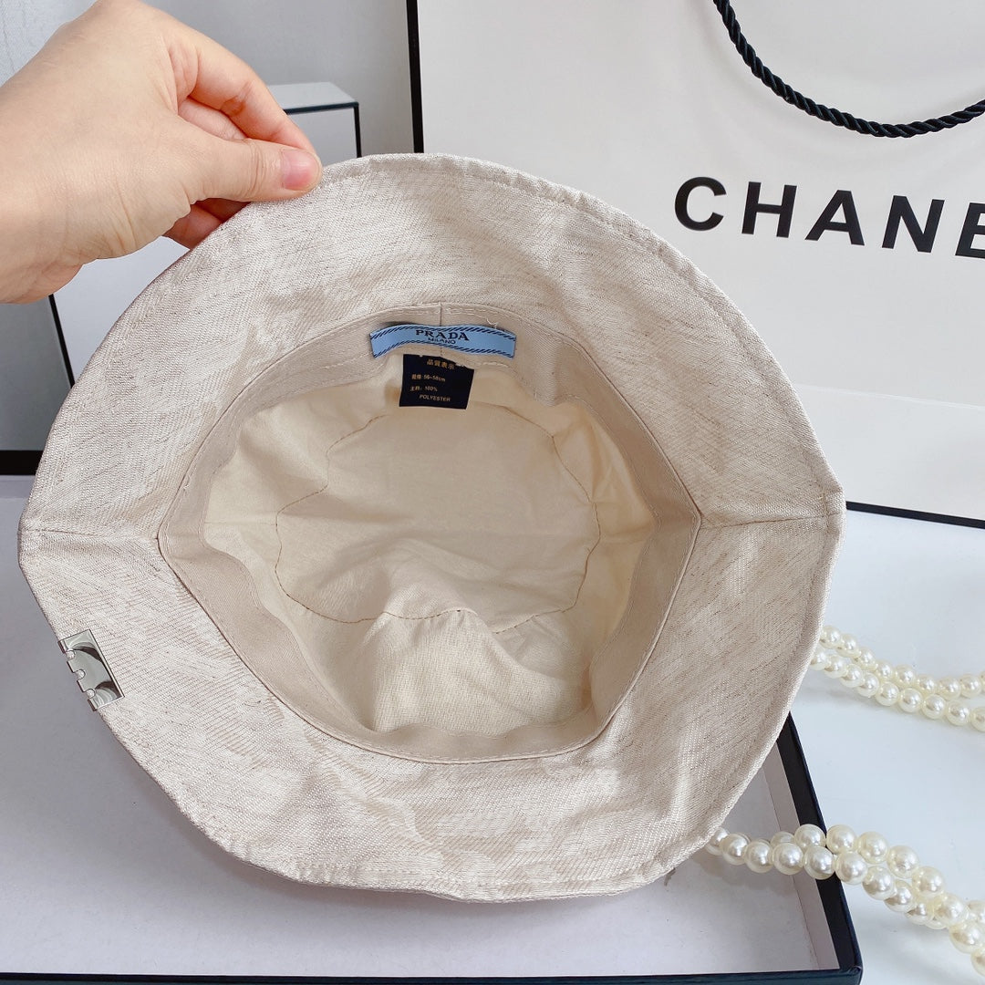 Prada Milano Drill Bucket Hat