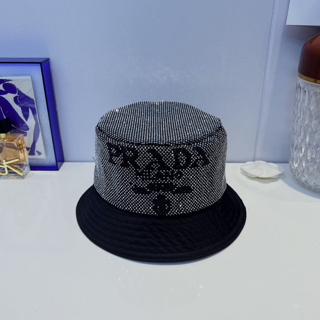 Prada Full Crystal Bucket Hat