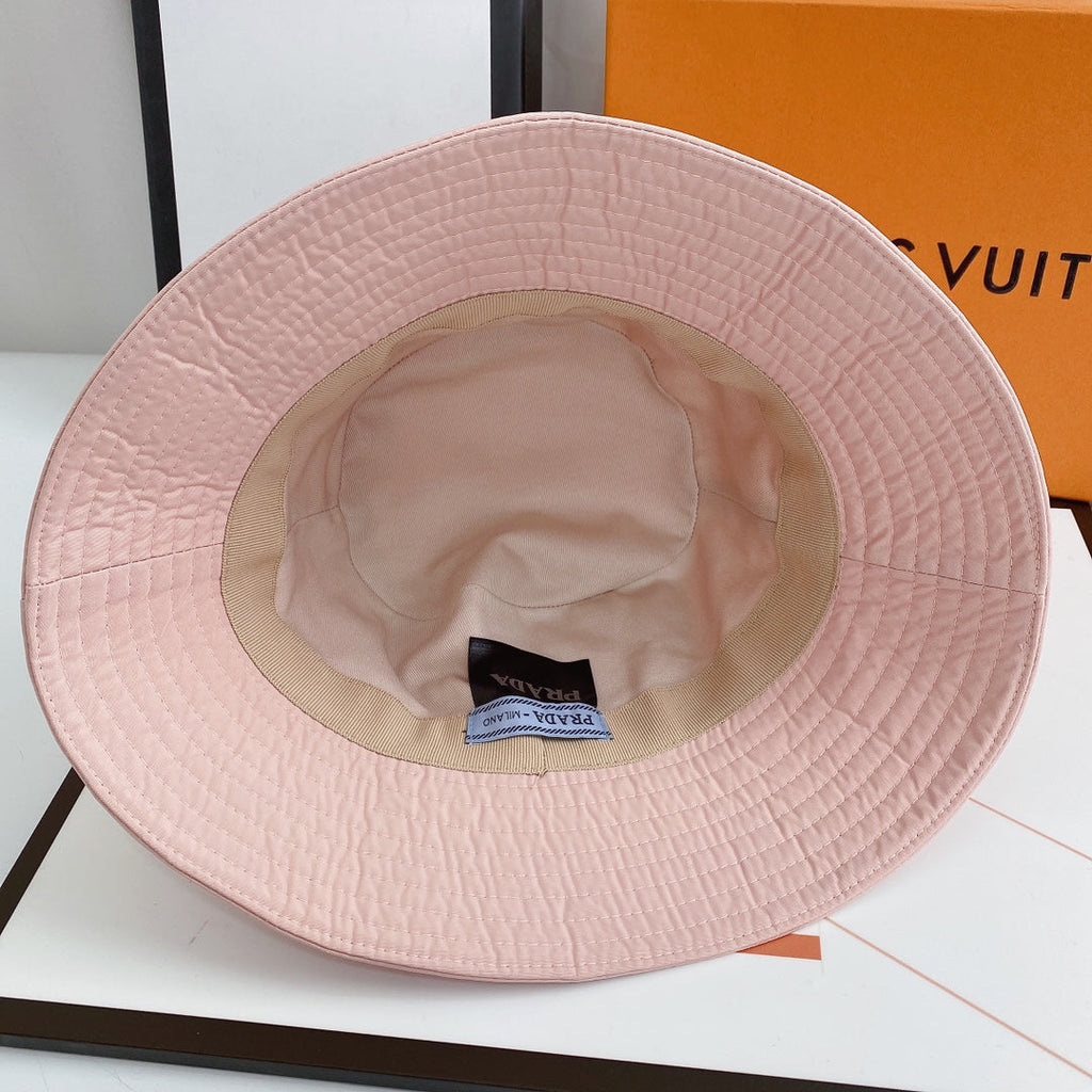 Prada Triangle Logo Quick-Drying Bucket Hat