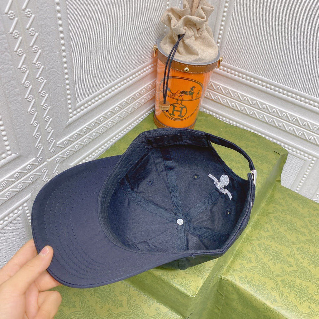 Luxury Prada Embroidered Baseball Cap for Men & Women