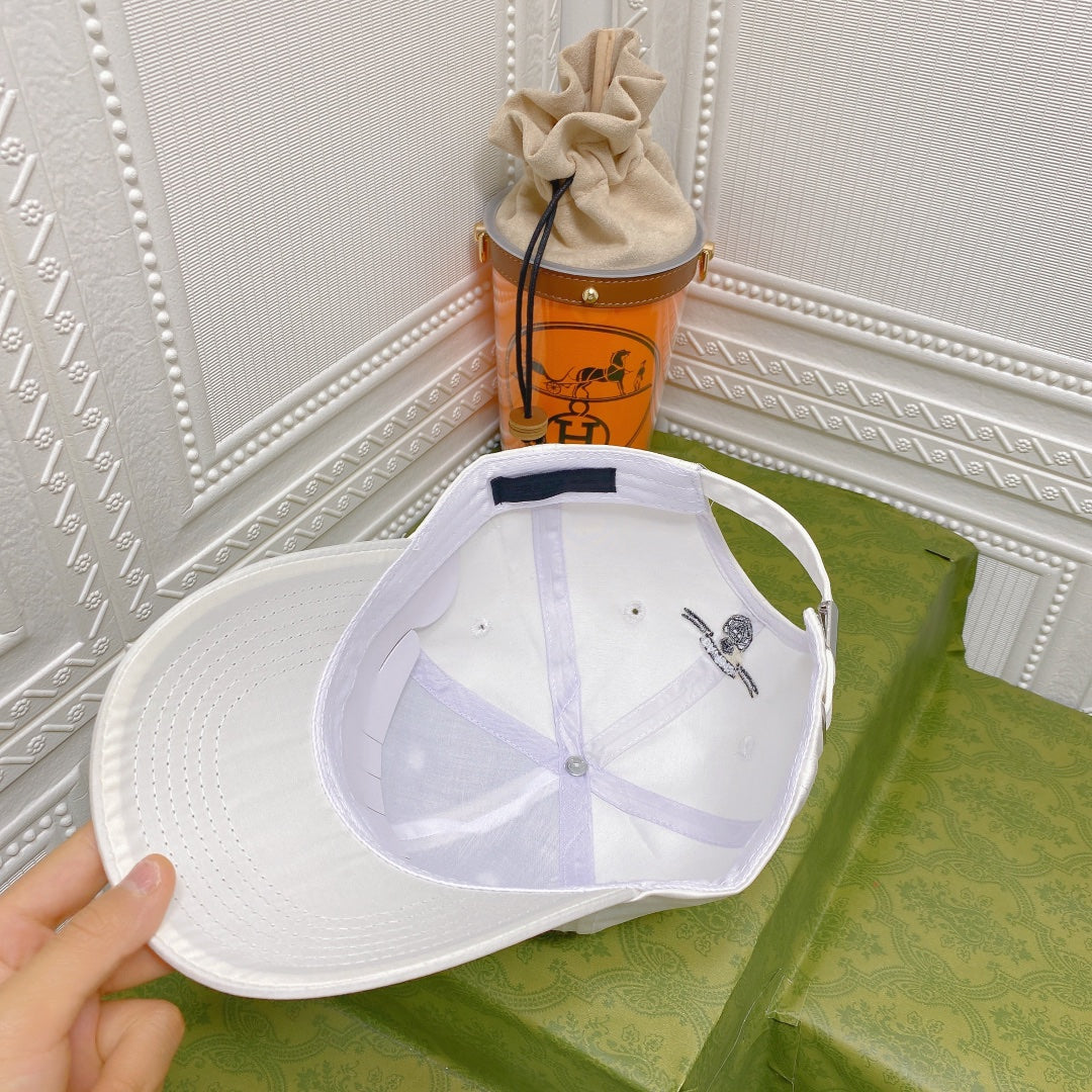 Luxury Prada Embroidered Baseball Cap for Men & Women
