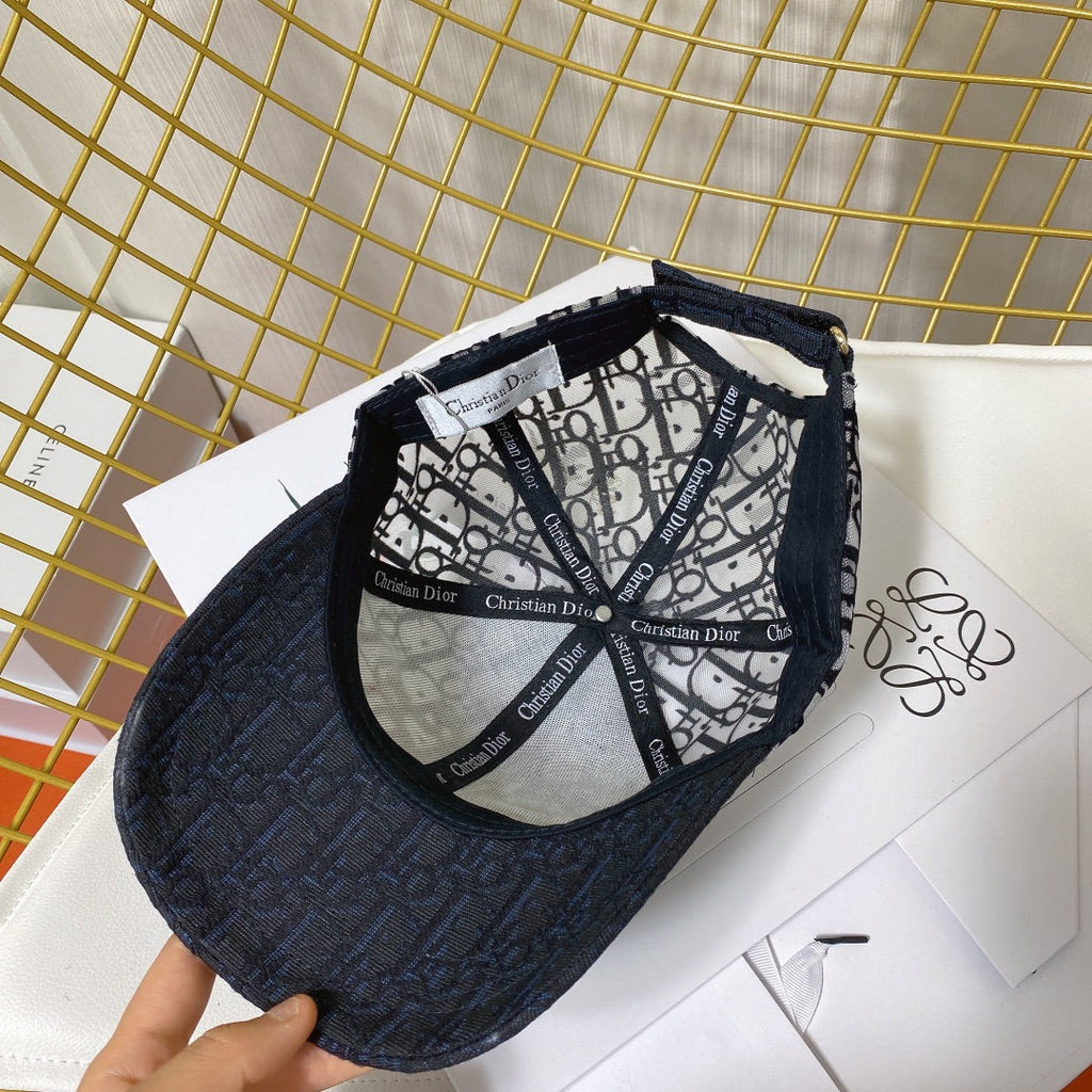 Christian Dior Embroidered Mesh Baseball Cap
