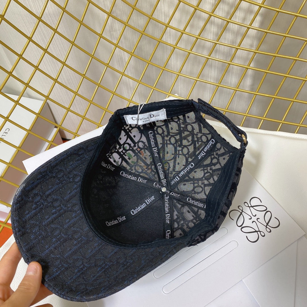 Christian Dior Embroidered Mesh Baseball Cap
