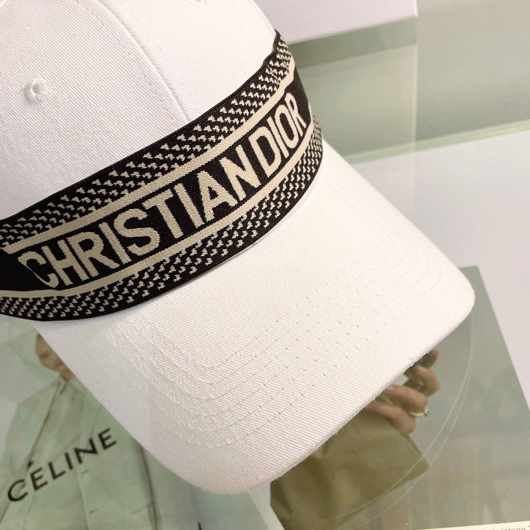 Christian Dior Oblique Web Baseball Cap