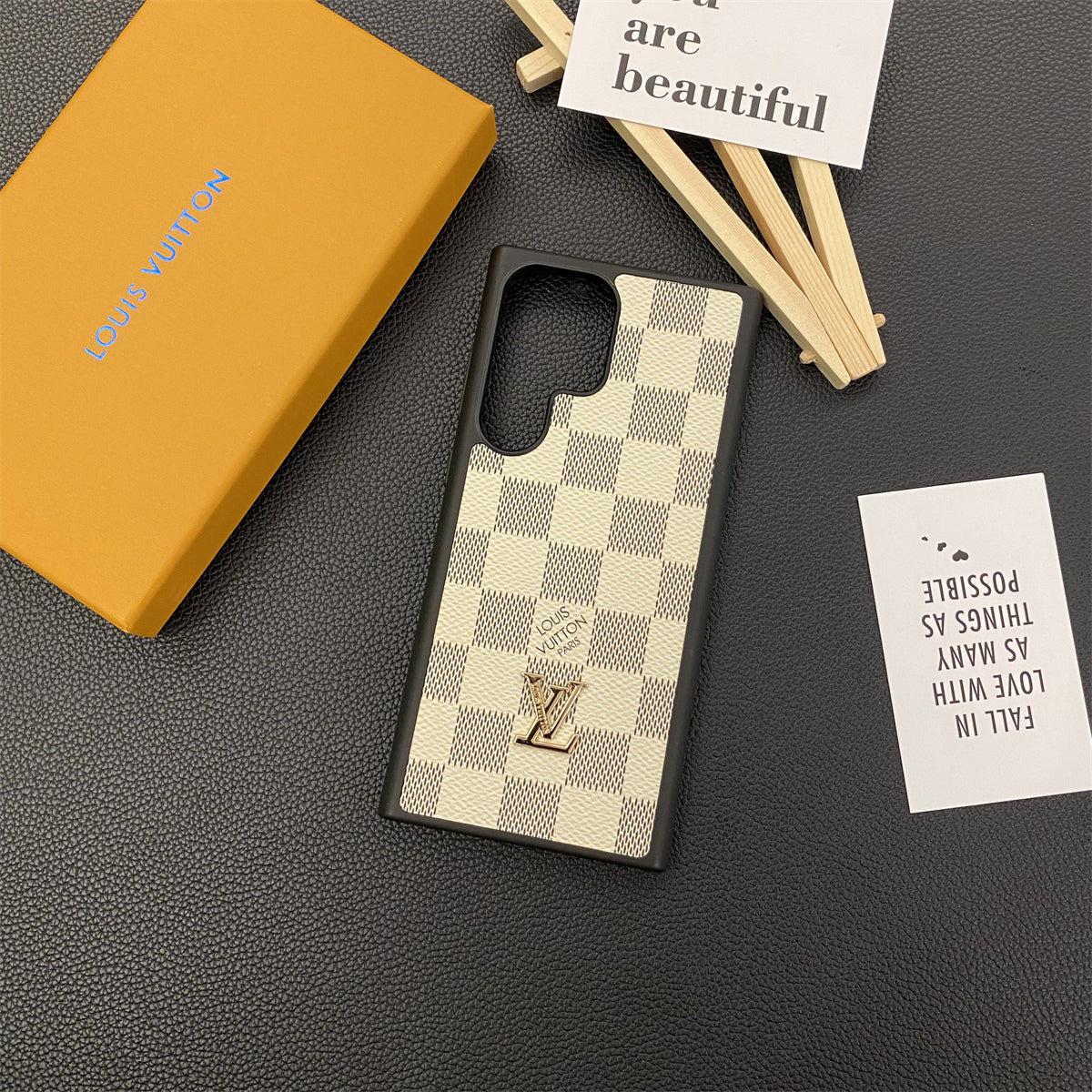 Louis Vuitton Samsung Galaxy S26 Ultra Case Lockme Leather | Luxury Designer Protective Phone Cover