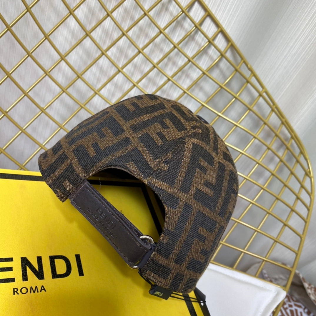 Fendi Classic Embroidered Letter Baseball Cap