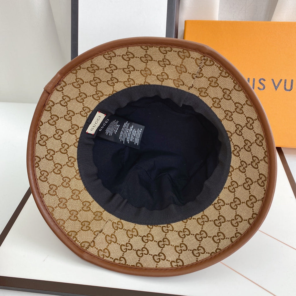 Gucci GG Monogram Chain Bucket Hat