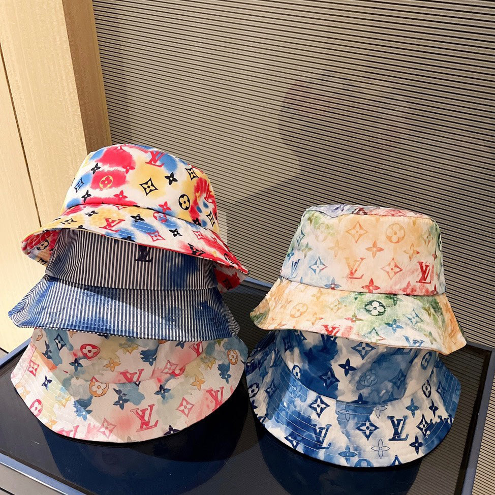 Louis Vuitton Camouflage Graffiti Bucket Hat