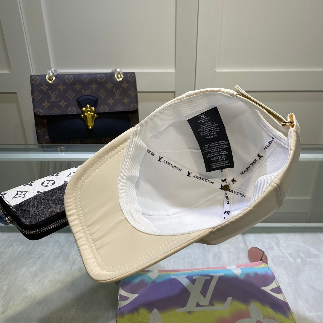 Louis Vuitton Satin LV Monogram Baseball Cap for Men & Women | Luxury Designer Cap