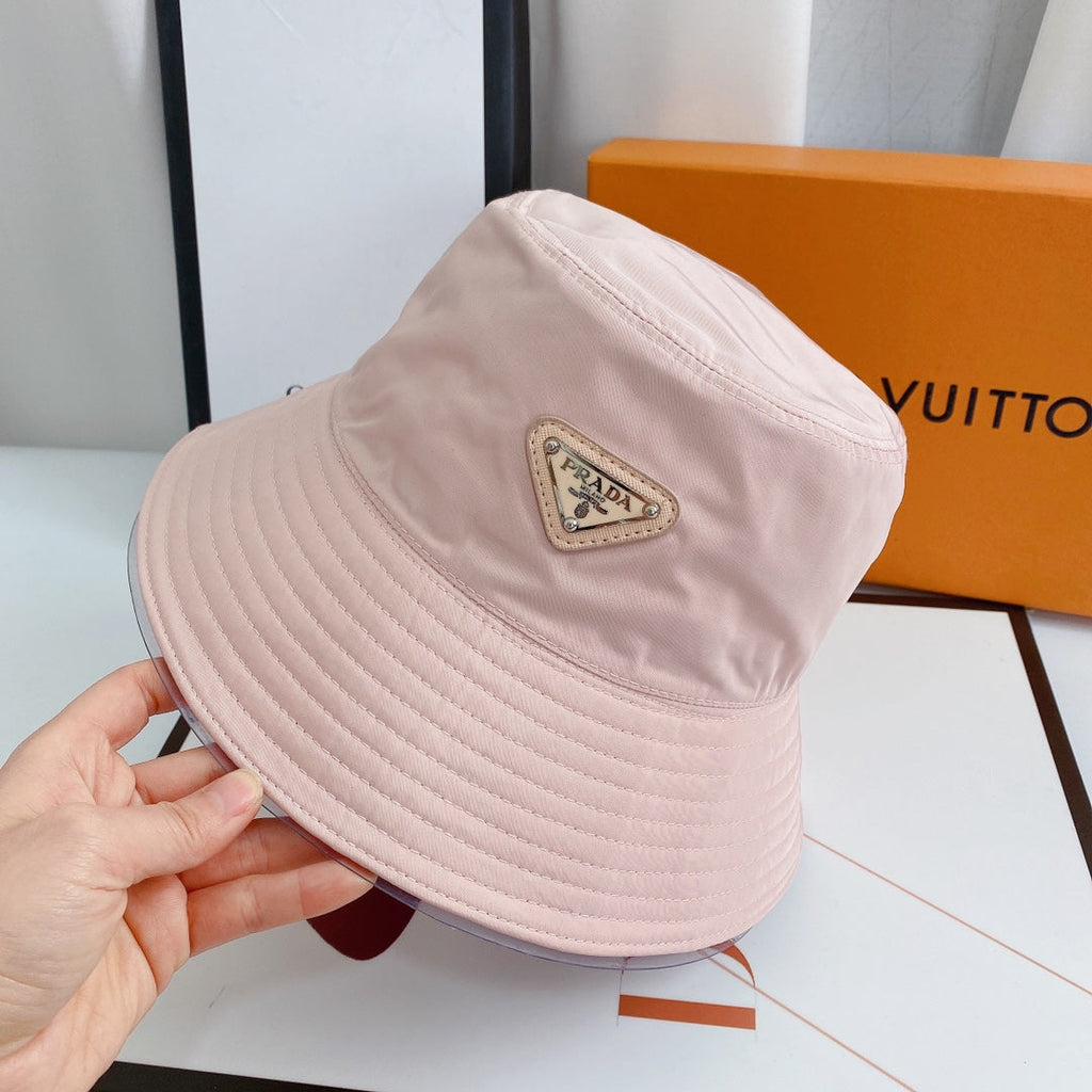 Prada Triangle Logo Quick-Drying Bucket Hat