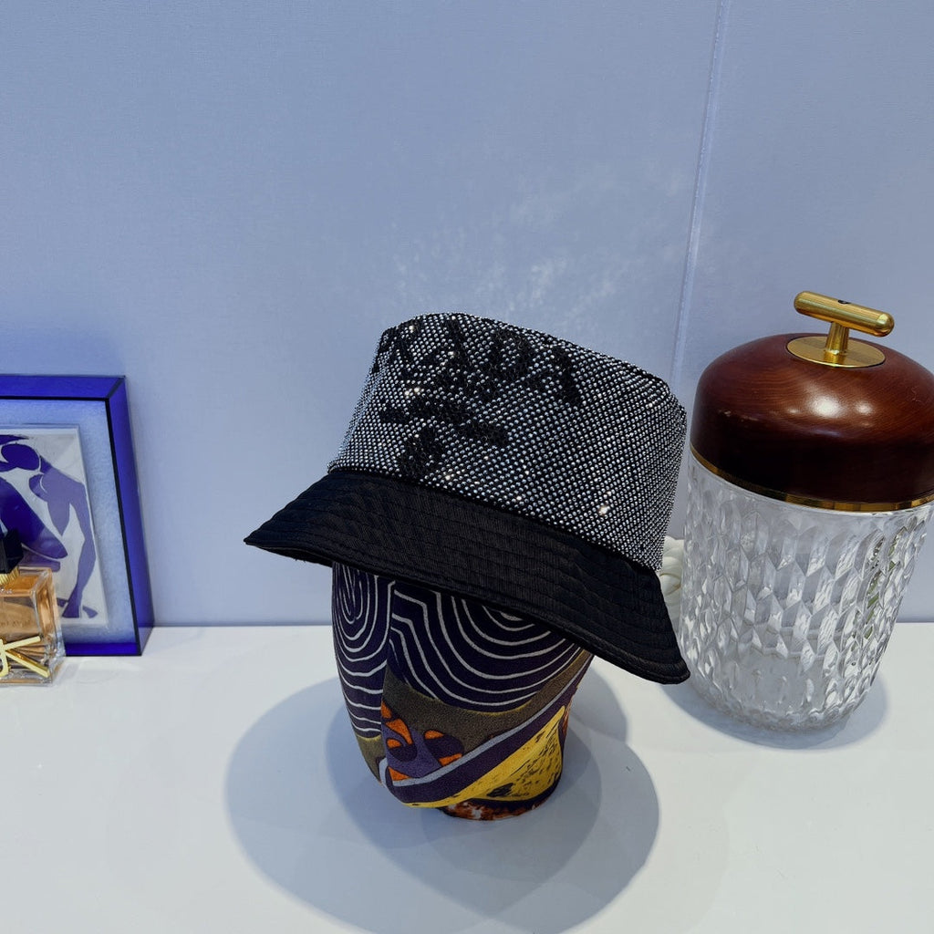 Prada Full Crystal Bucket Hat