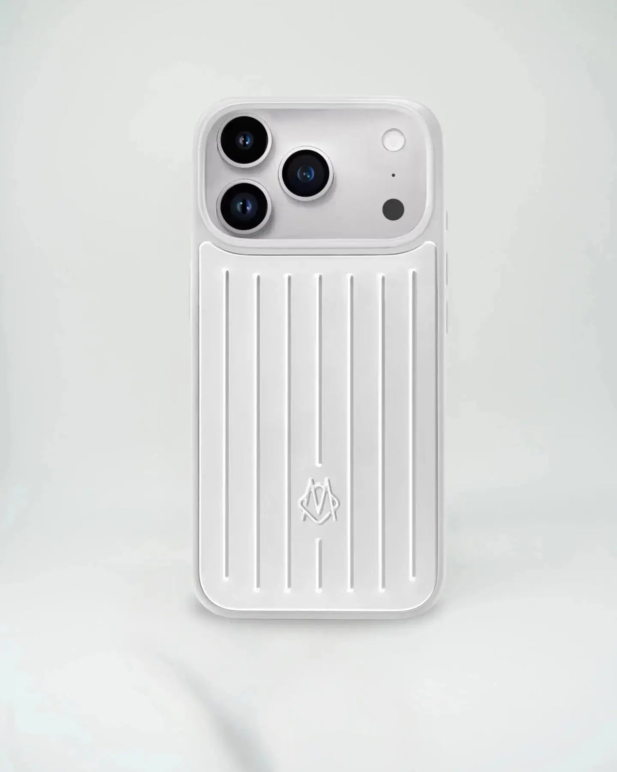 Silver RIMOWA iPhone 18 Pro Case