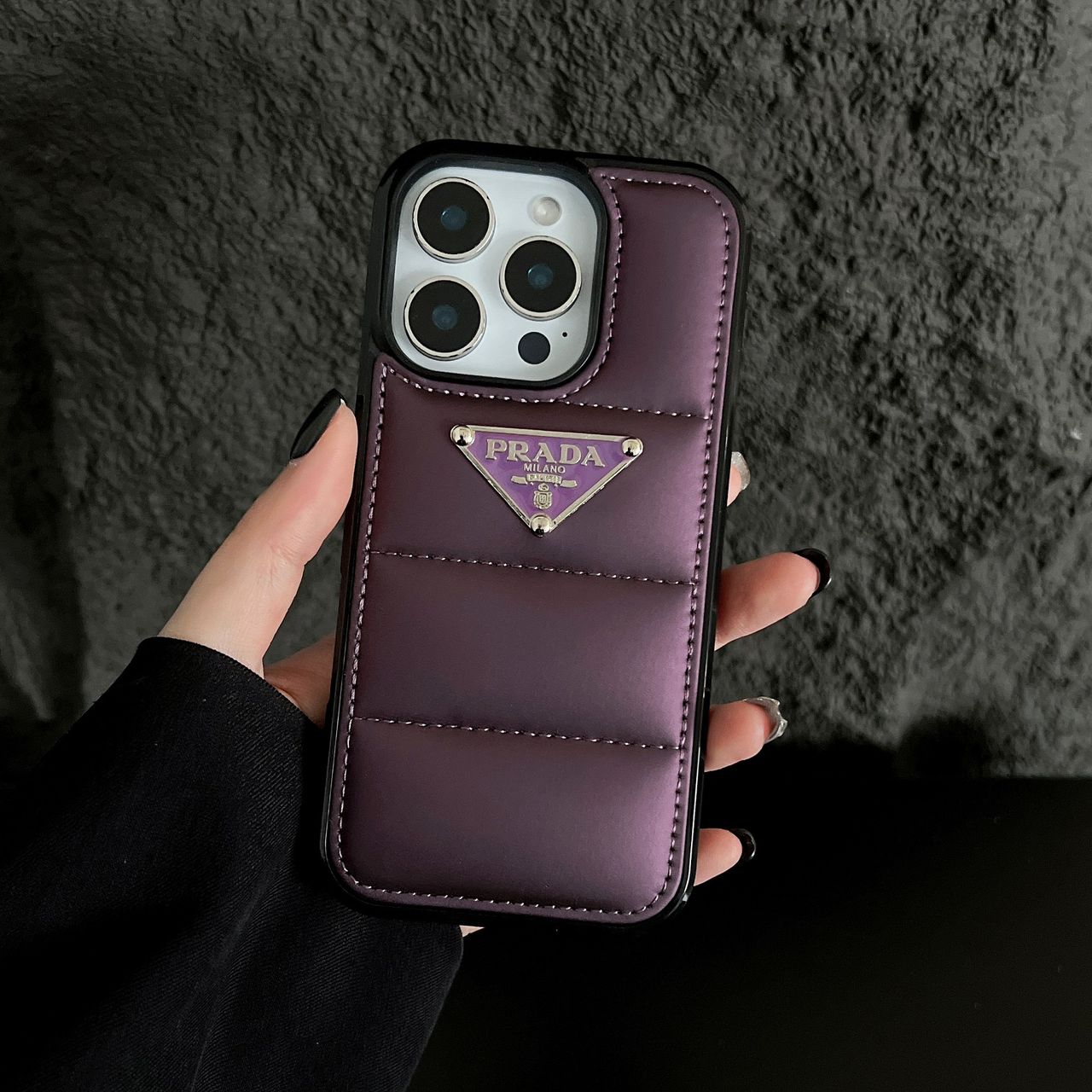 Puffer Prada iPhone 18 Pro Case – Luxury Designer Phone Cover