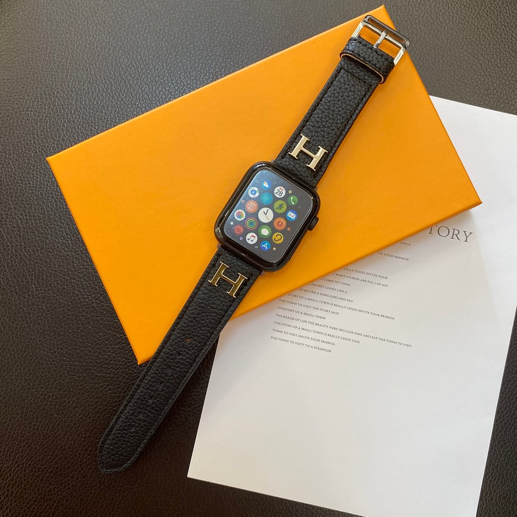 Luxury Hermès Apple Watch Band – Hermes Leather Strap for Apple Watch Ultra