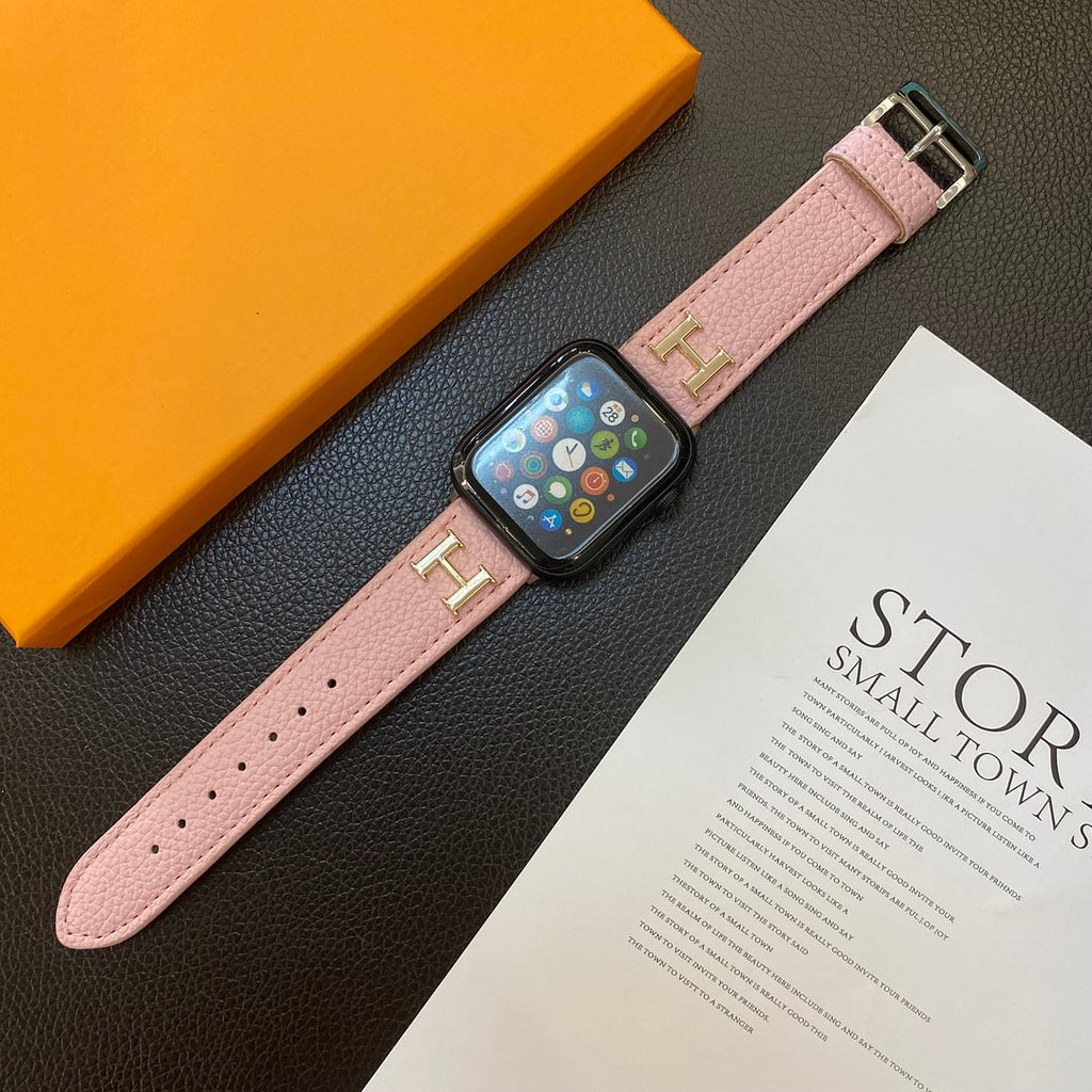 Luxury Hermès Apple Watch Band – Hermes Leather Strap for Apple Watch Ultra