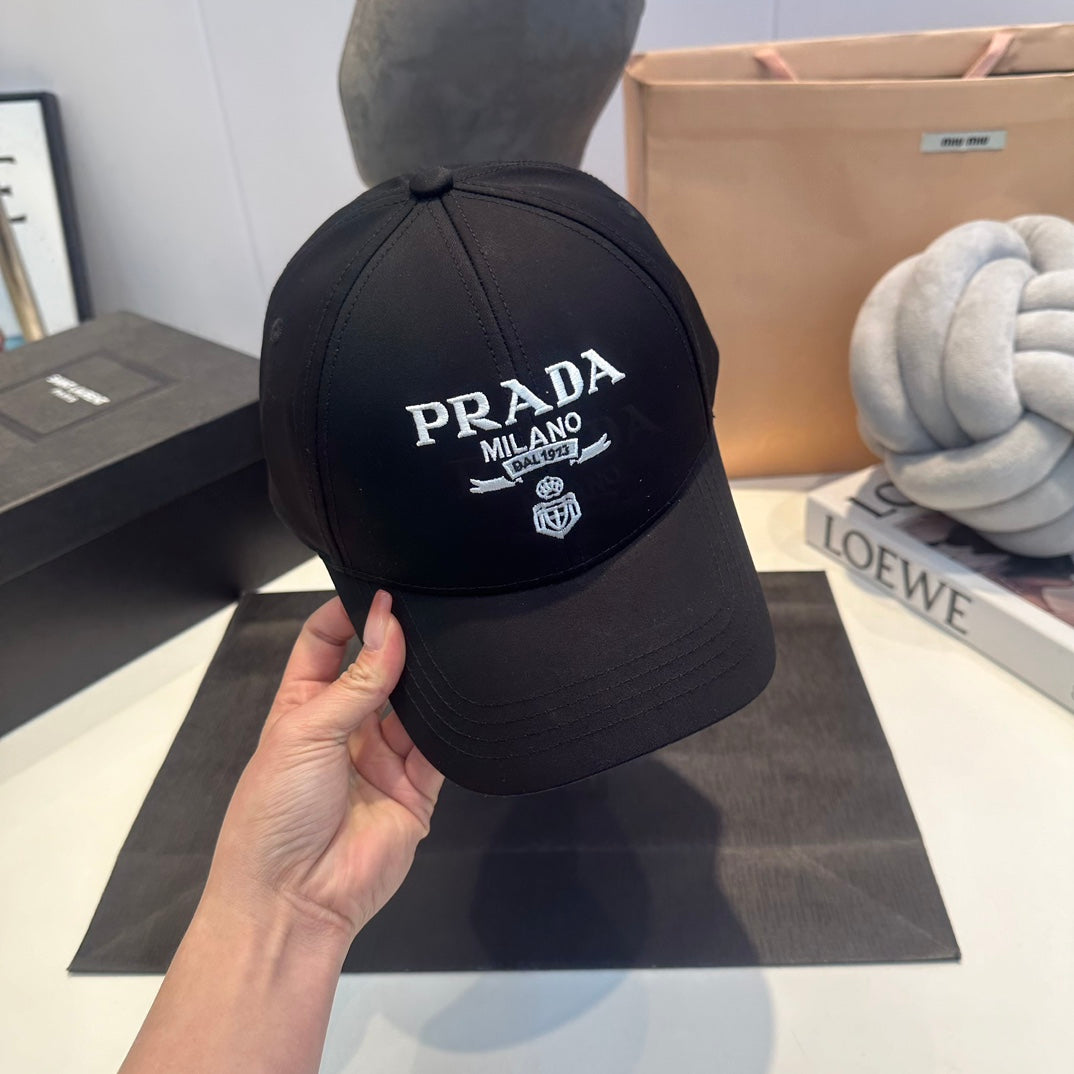 Luxury Prada Re-Nylon Baseball Cap for Men & Women