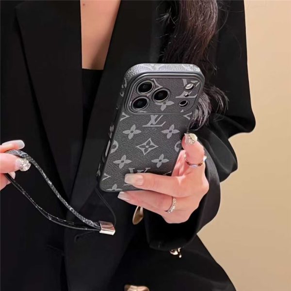 Louis Vuitton iPhone 18 Pro Case with Strap – Luxury Monogram Designer Cover