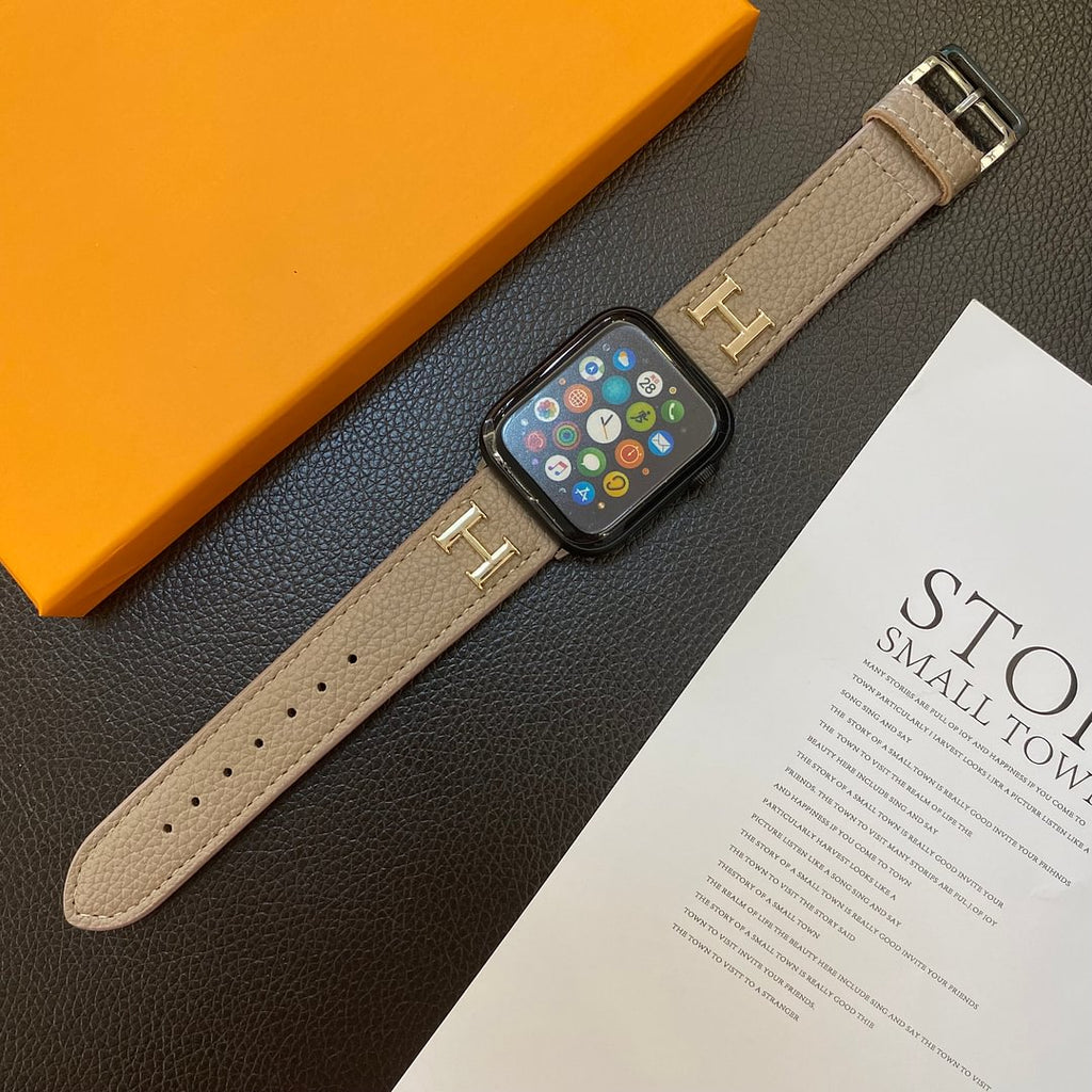 Luxury Hermès Apple Watch Band – Hermes Leather Strap for Apple Watch Ultra