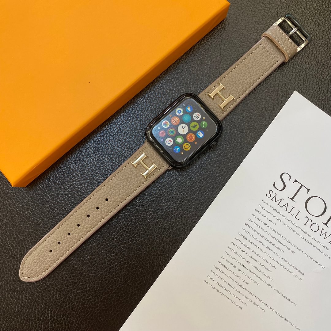 Luxury Hermès Apple Watch Band – Hermes Leather Strap for Apple Watch Ultra