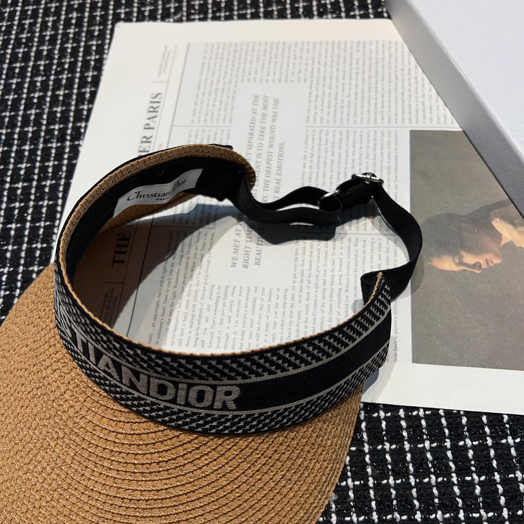 Luxury Christian Dior Summer Sun Hat for Women