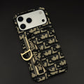Oblique Dior iPhone 17 Pro Max Case with Card Holder – Luxury Dior Phone Case