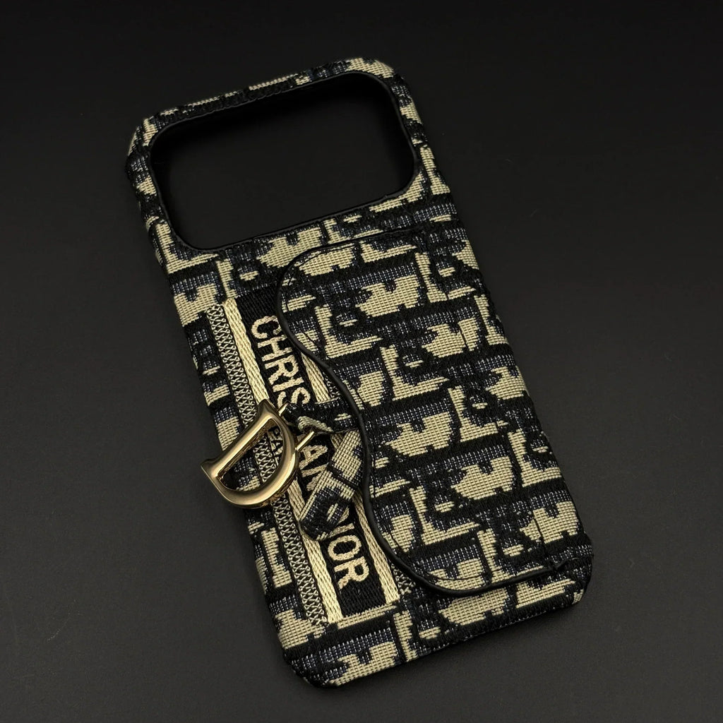 Oblique Dior iPhone 17 Pro Max Case with Card Holder – Luxury Dior Phone Case