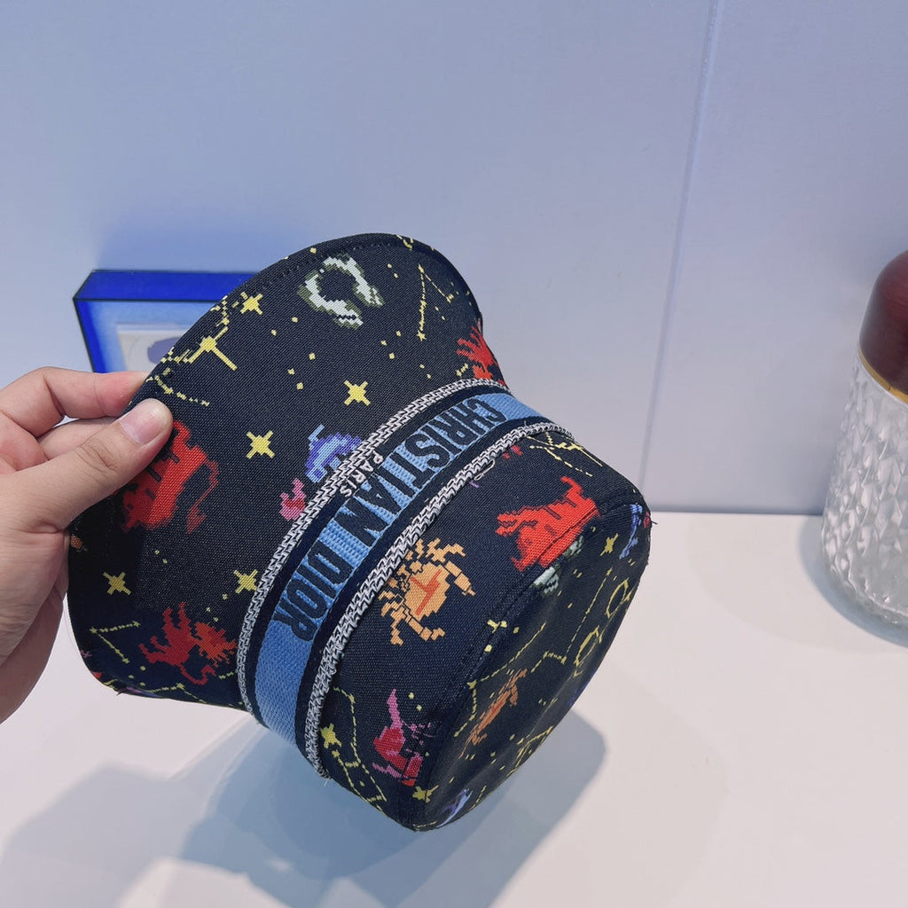Dior Oblique Webbing Bucket Hat | Luxury Designer Cotton Bucket Hat