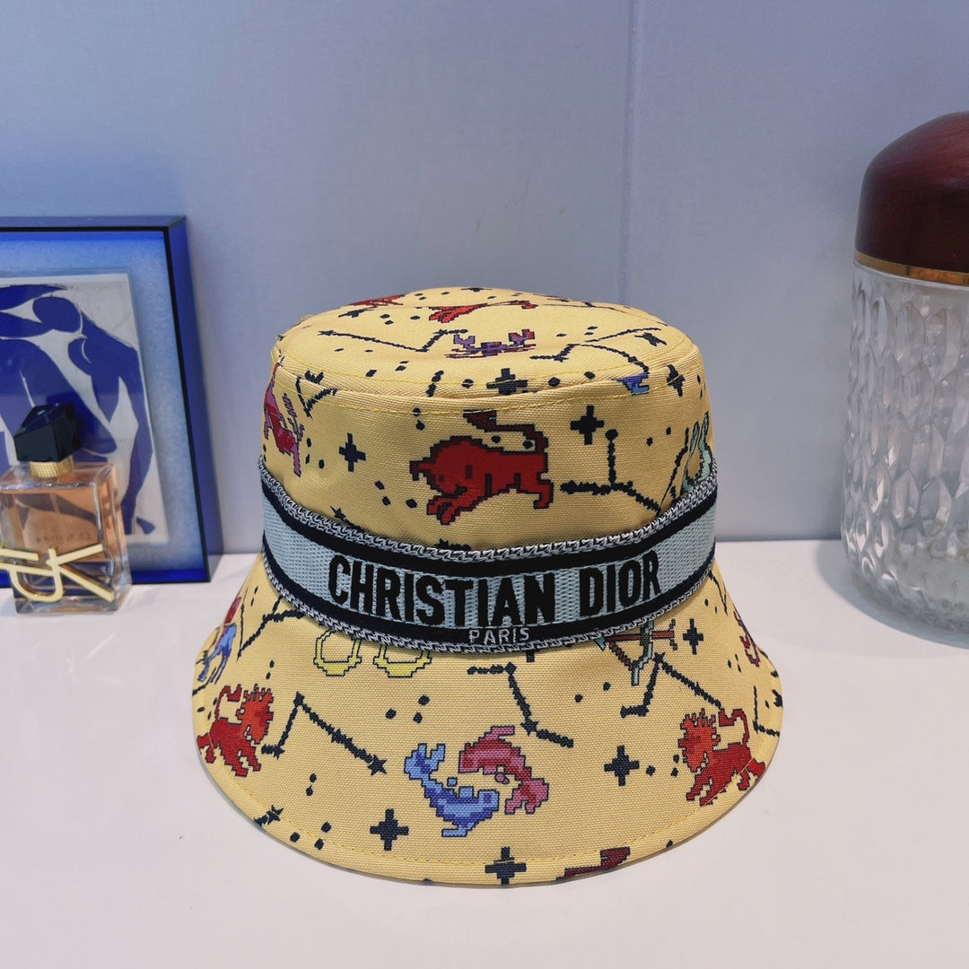 Dior Oblique Webbing Bucket Hat | Luxury Designer Cotton Bucket Hat