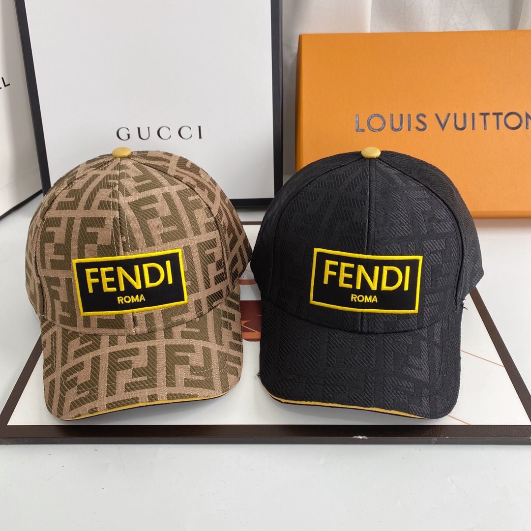 Fendi FF Embroidered Baseball Cap - Serene
