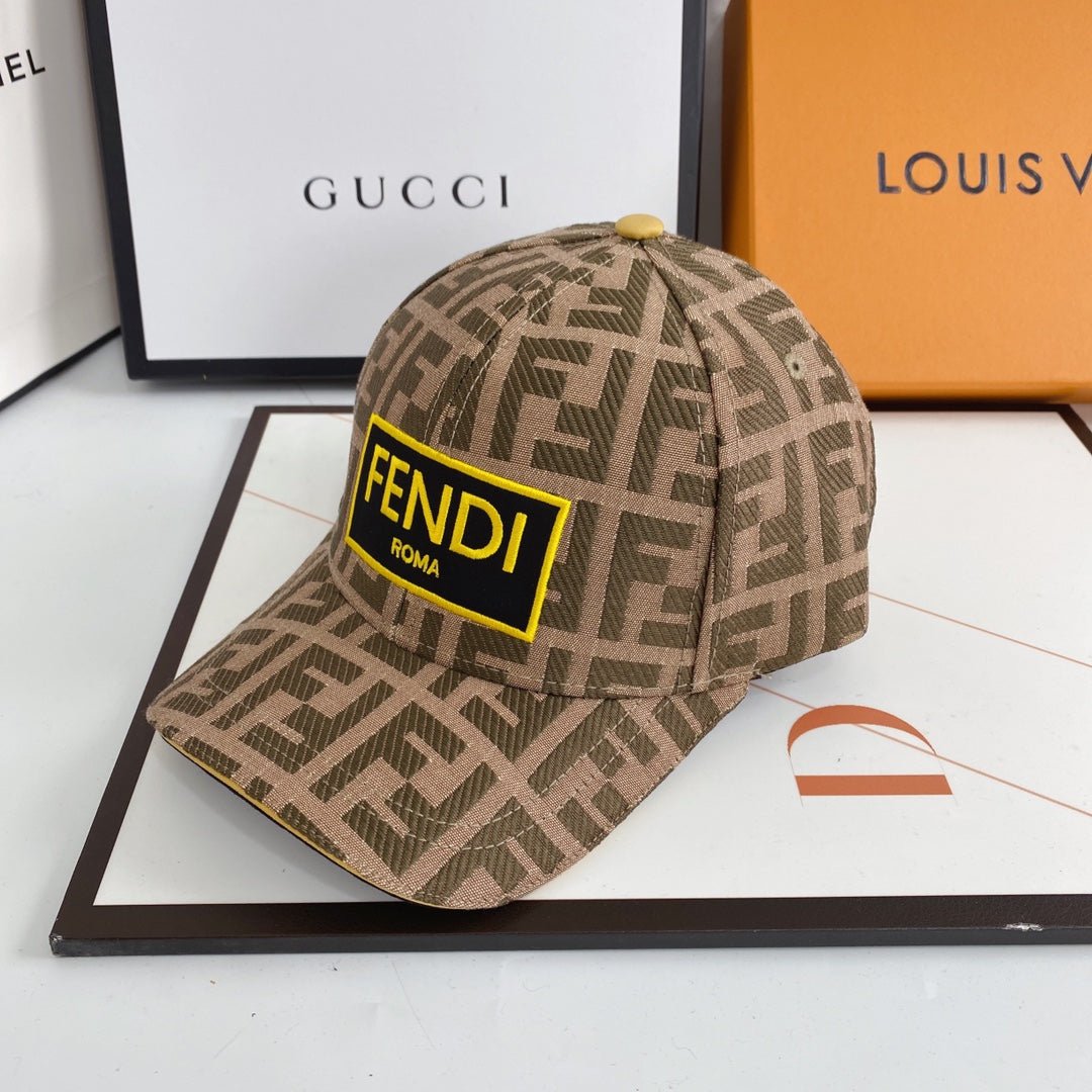Fendi FF Embroidered Baseball Cap - Serene