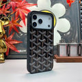 Goyard iPhone 18 Pro Case – Magsafe Luxury Protective Cover - Serene