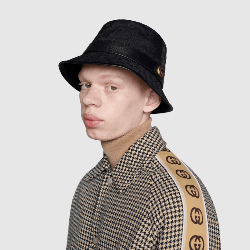 Gucci Bucket Hat GG Belt Buckle - Serene
