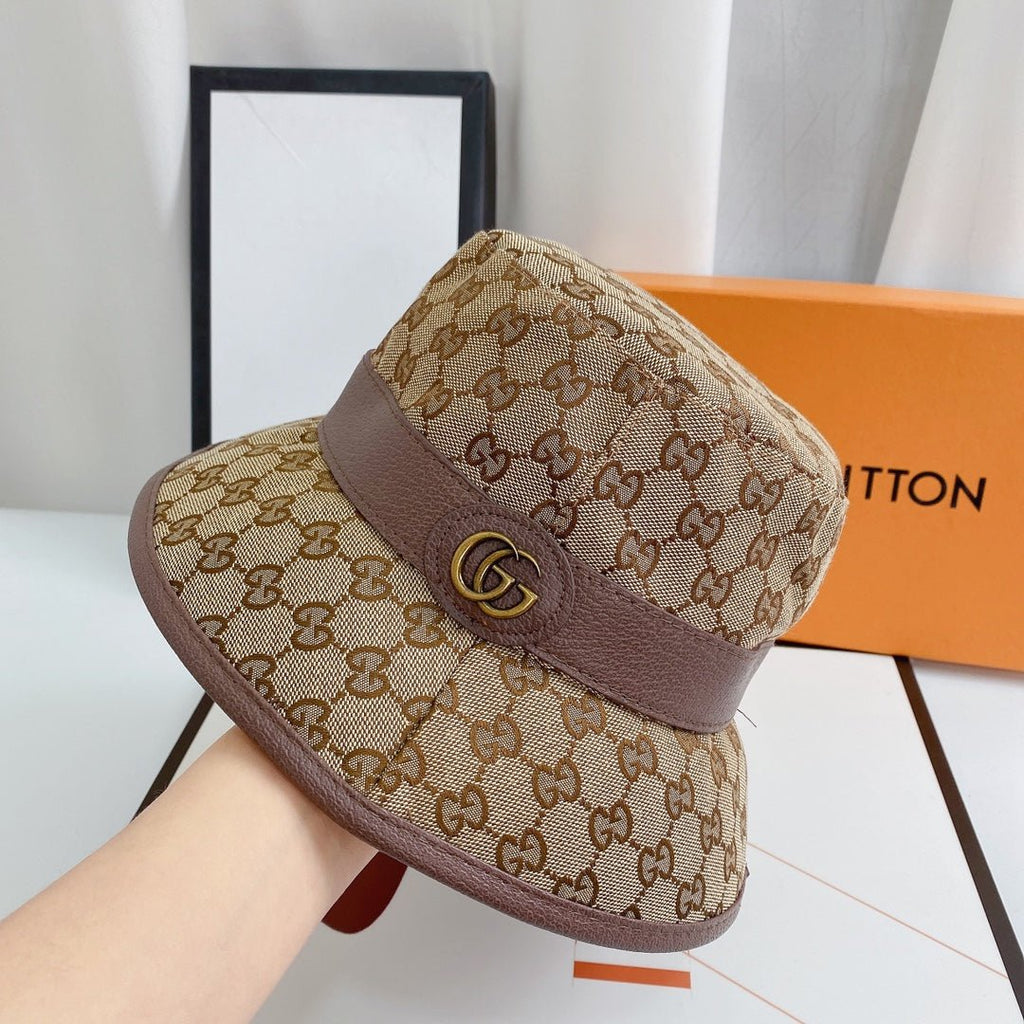 Gucci Bucket Hat GG Belt Buckle - Serene