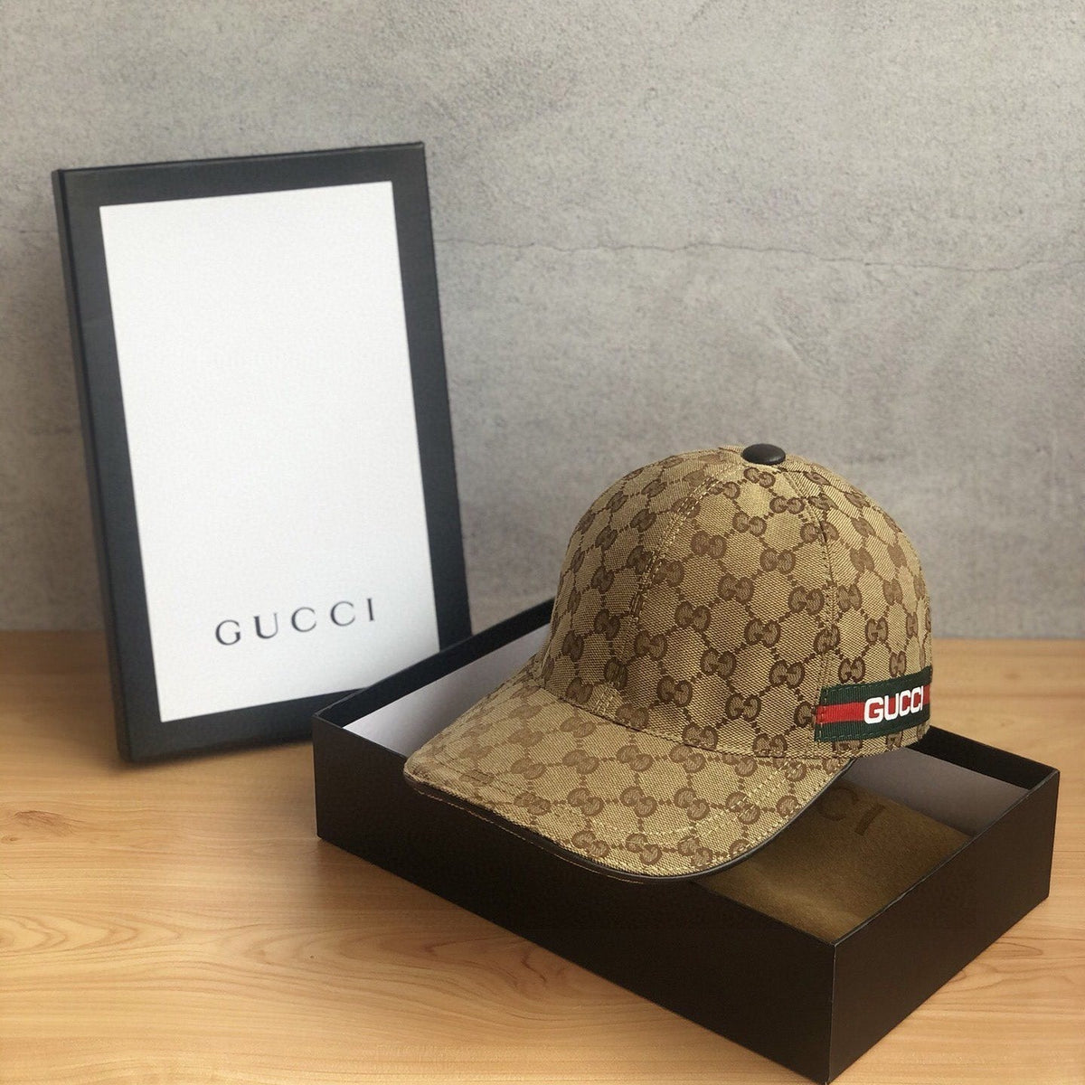 Gucci GG Monogram Web Baseball Cap | Luxury Designer Hat - Serene